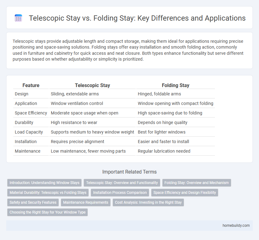 Telescopic Stay vs. Folding Stay: Key Differences and Applications