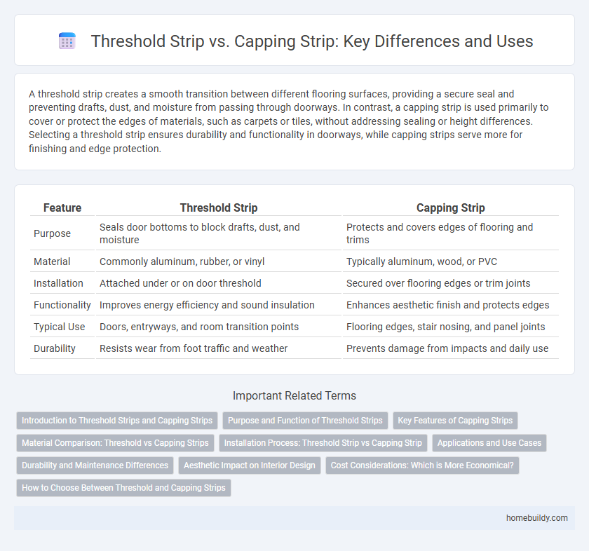 Threshold Strip vs. Capping Strip: Key Differences and Uses