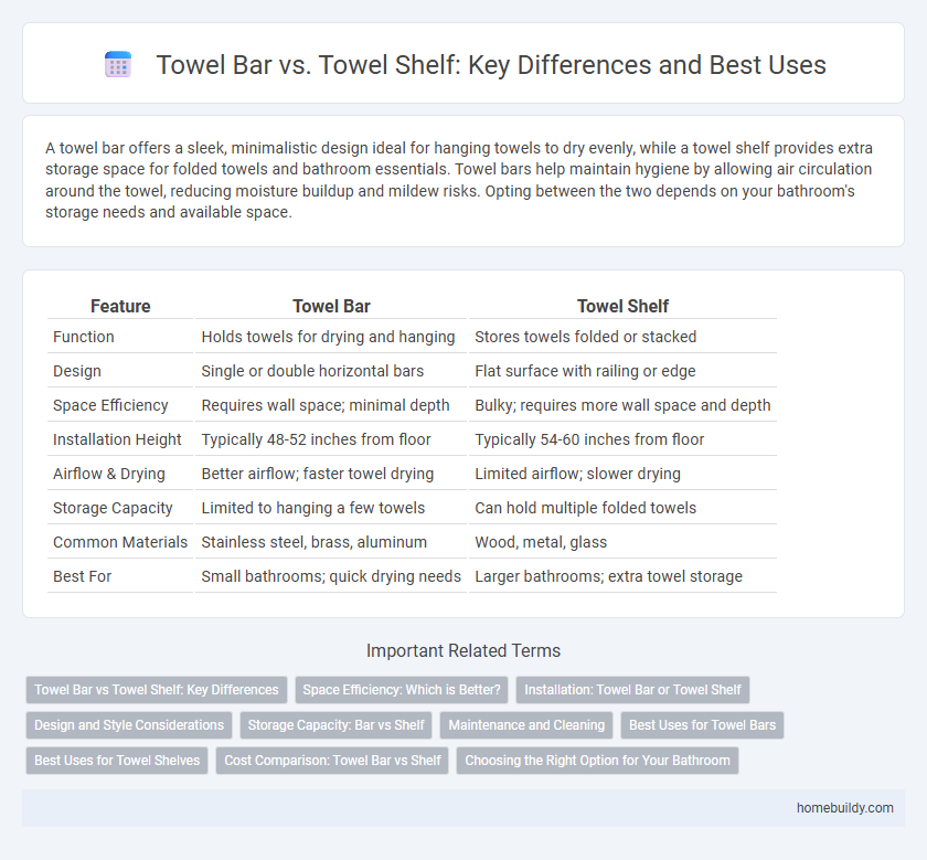 Towel Bar vs. Towel Shelf: Key Differences and Best Uses
