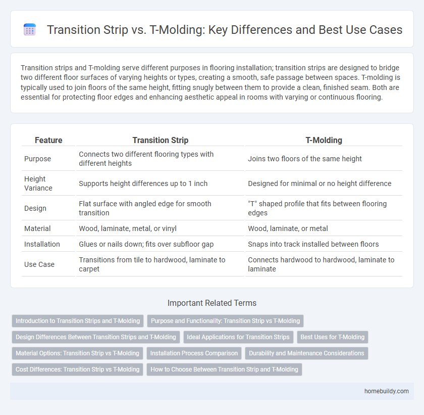Transition Strip vs. T-Molding: Key Differences and Best Use Cases