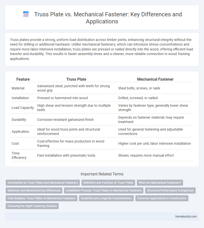 Truss Plate vs. Mechanical Fastener: Key Differences and Applications