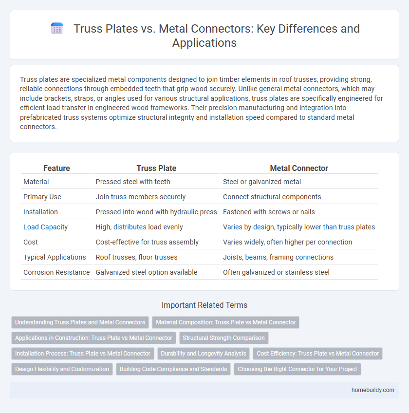 Truss Plates vs. Metal Connectors: Key Differences and Applications