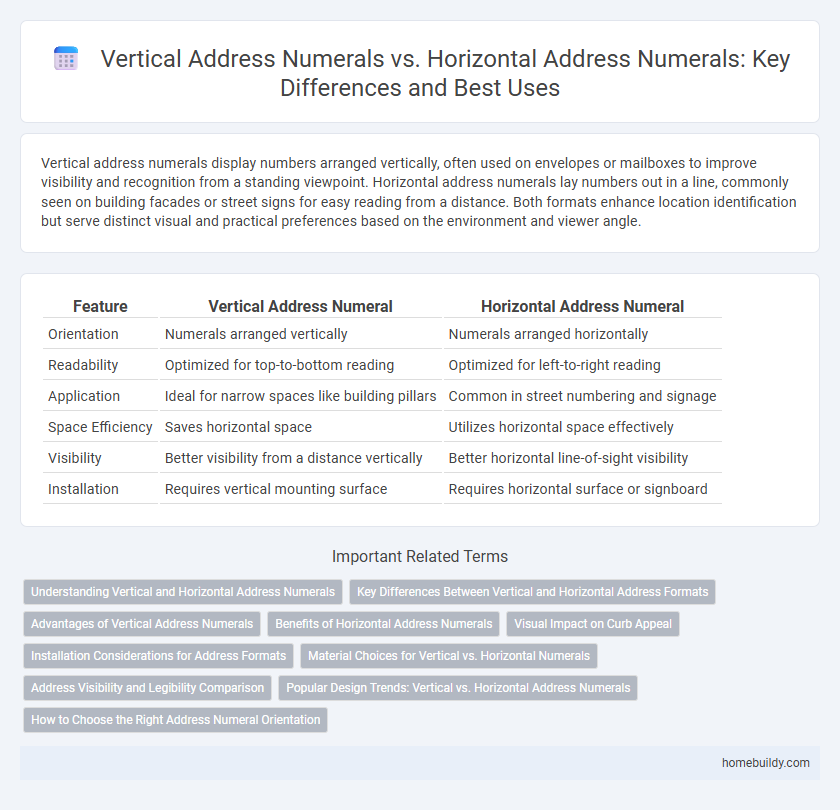 Vertical Address Numerals vs. Horizontal Address Numerals: Key Differences and Best Uses