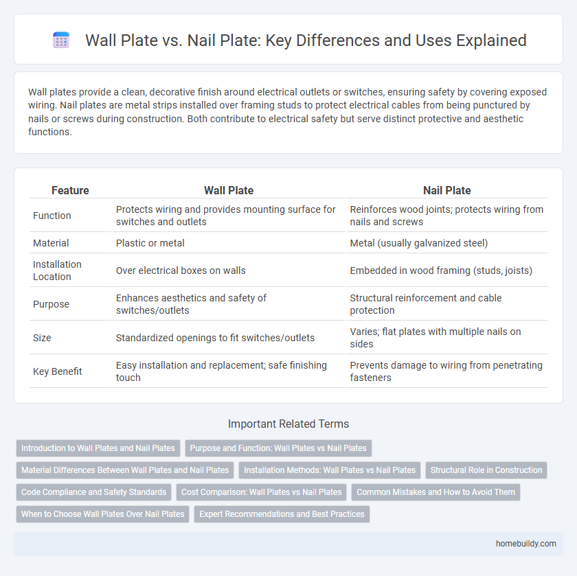 Wall Plate vs. Nail Plate: Key Differences and Uses Explained