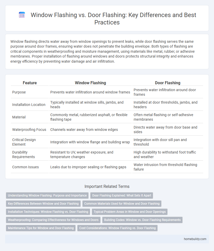Window Flashing vs. Door Flashing: Key Differences and Best Practices