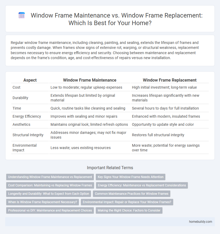 Window Frame Maintenance vs. Window Frame Replacement: Which Is Best for Your Home?