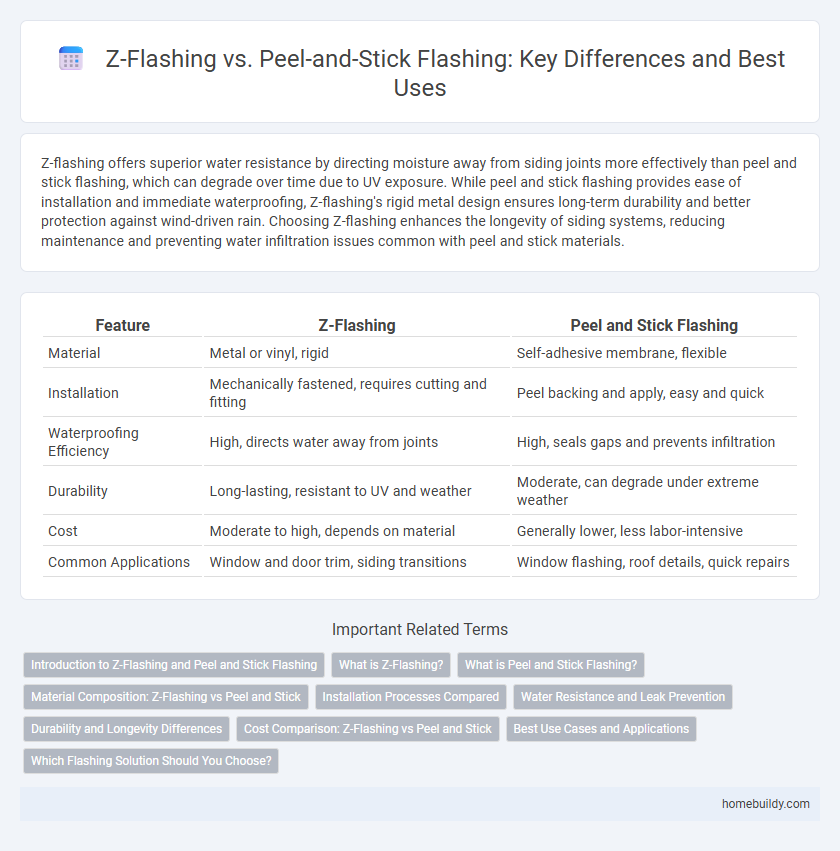 Z-Flashing vs. Peel-and-Stick Flashing: Key Differences and Best Uses