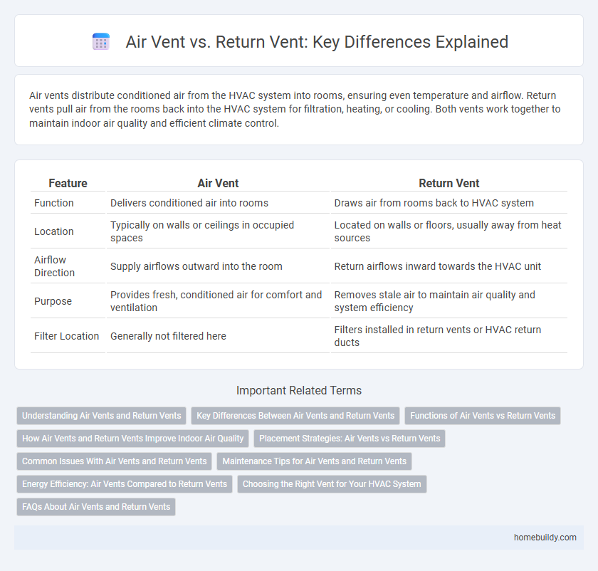 Air Vent vs. Return Vent: Key Differences Explained
