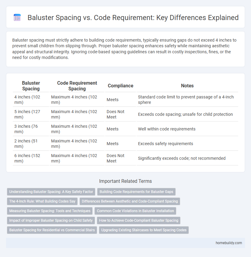 Baluster Spacing vs. Code Requirement: Key Differences Explained