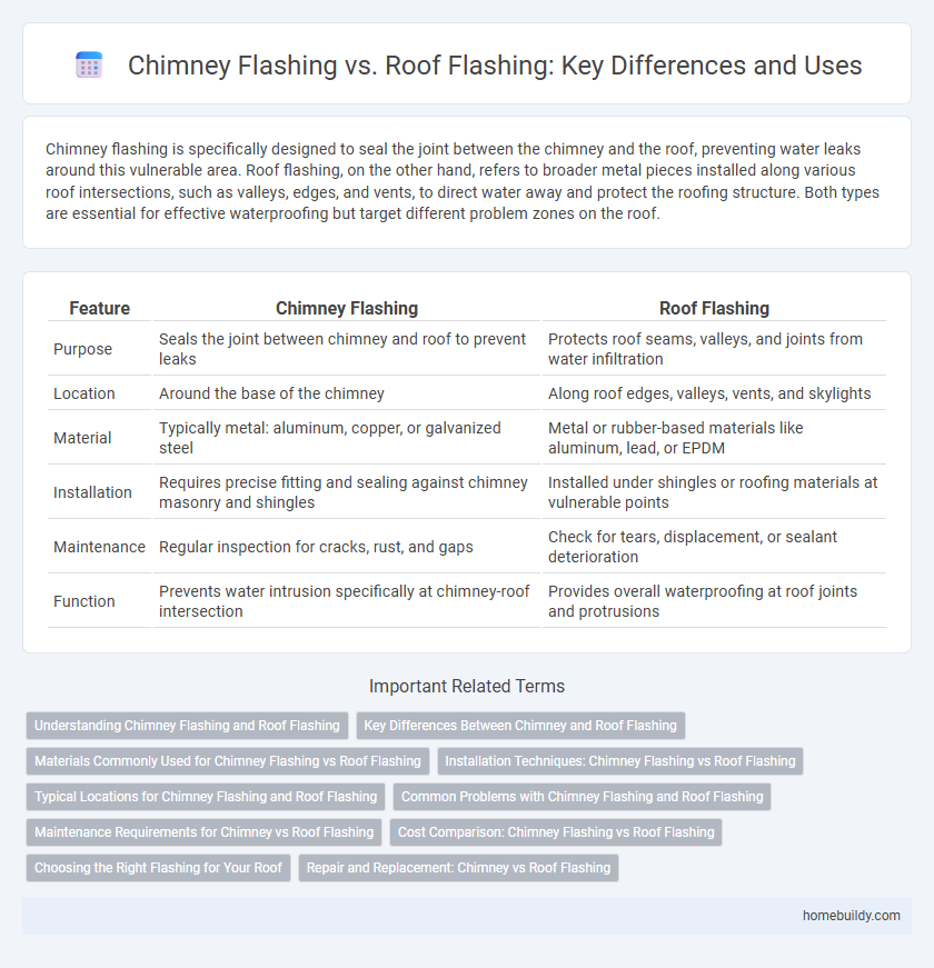 Chimney Flashing vs. Roof Flashing: Key Differences and Uses