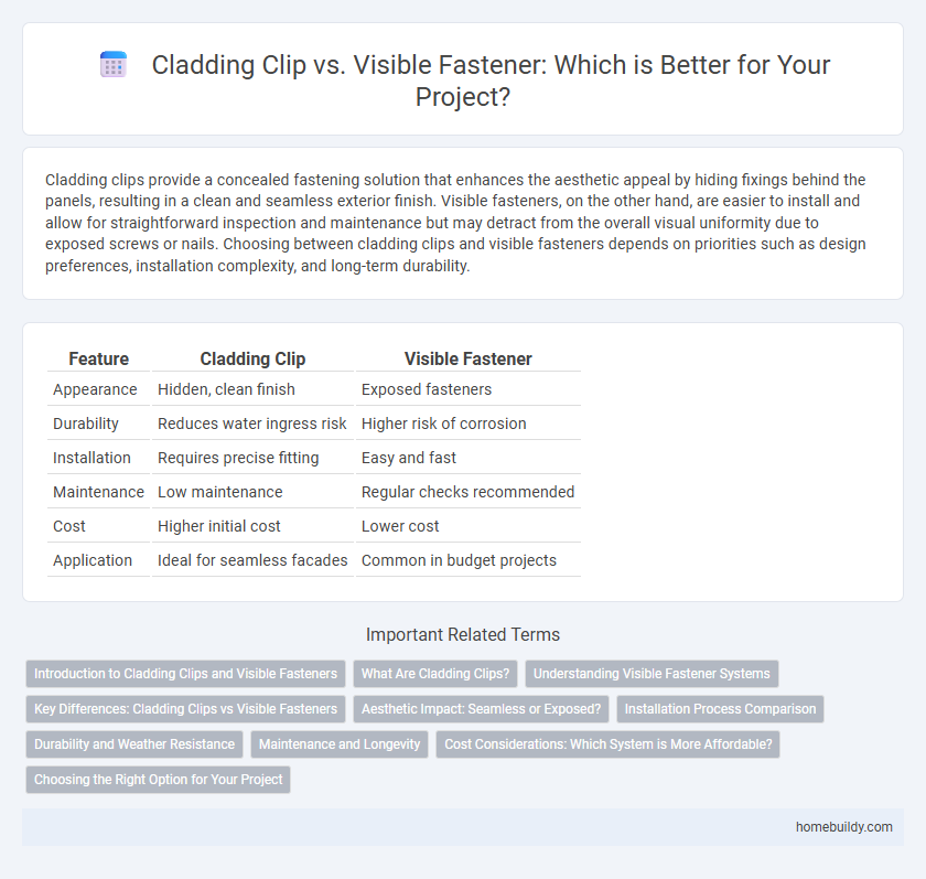 Cladding Clip vs. Visible Fastener: Which is Better for Your Project?