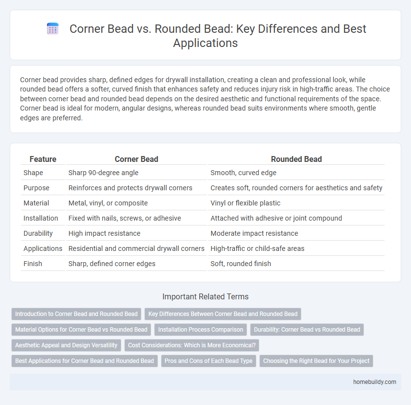 Corner Bead vs. Rounded Bead: Key Differences and Best Applications