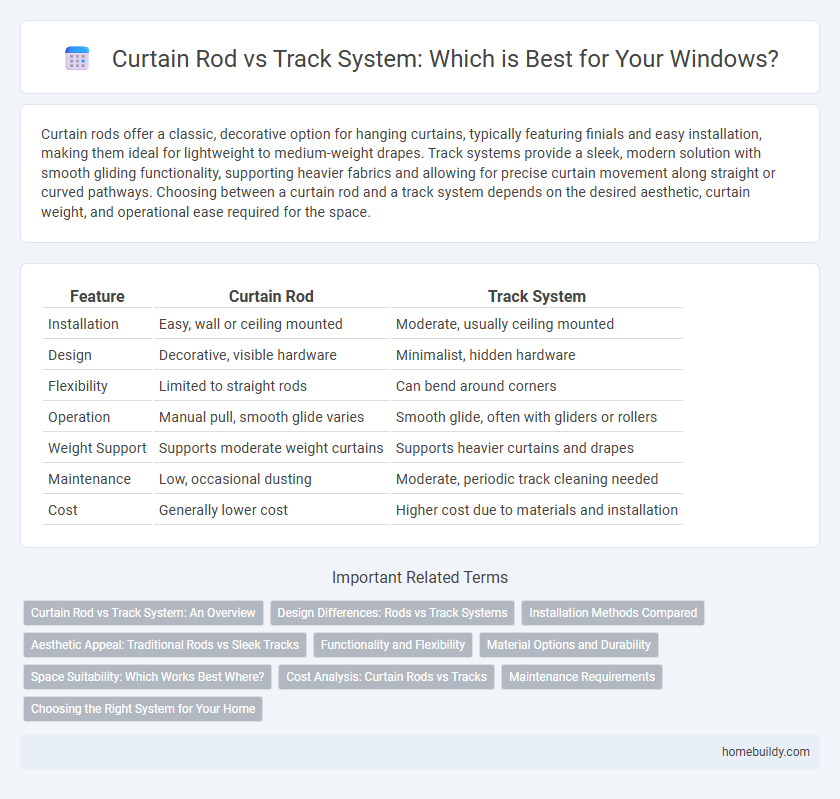 Curtain Rod vs Track System: Which is Best for Your Windows?