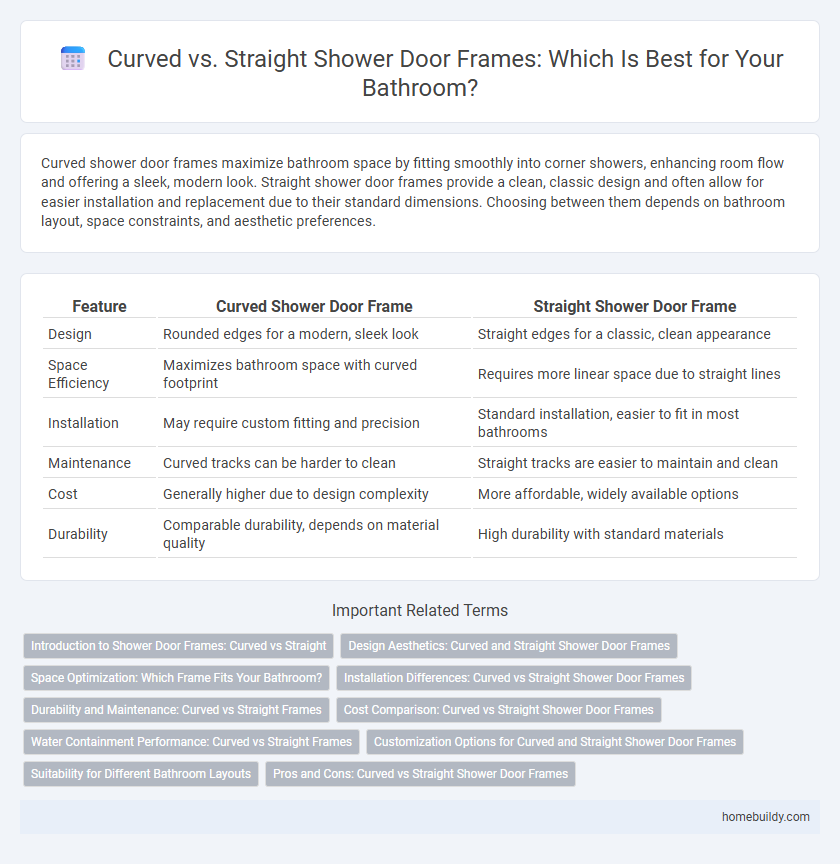 Curved vs. Straight Shower Door Frames: Which Is Best for Your Bathroom?