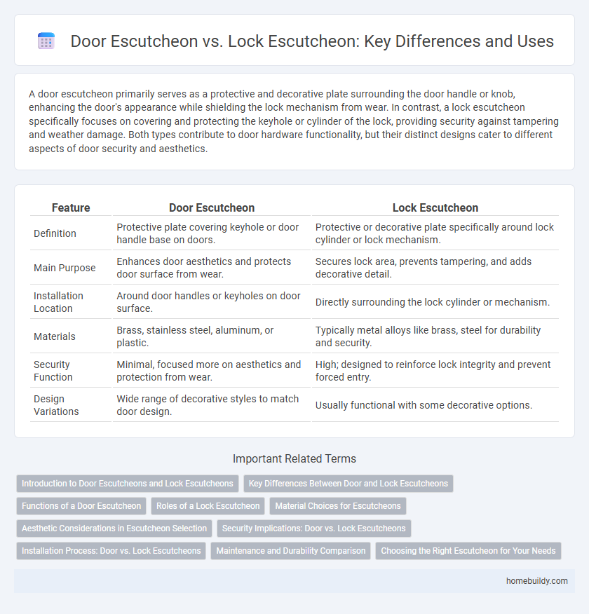 Door Escutcheon vs. Lock Escutcheon: Key Differences and Uses