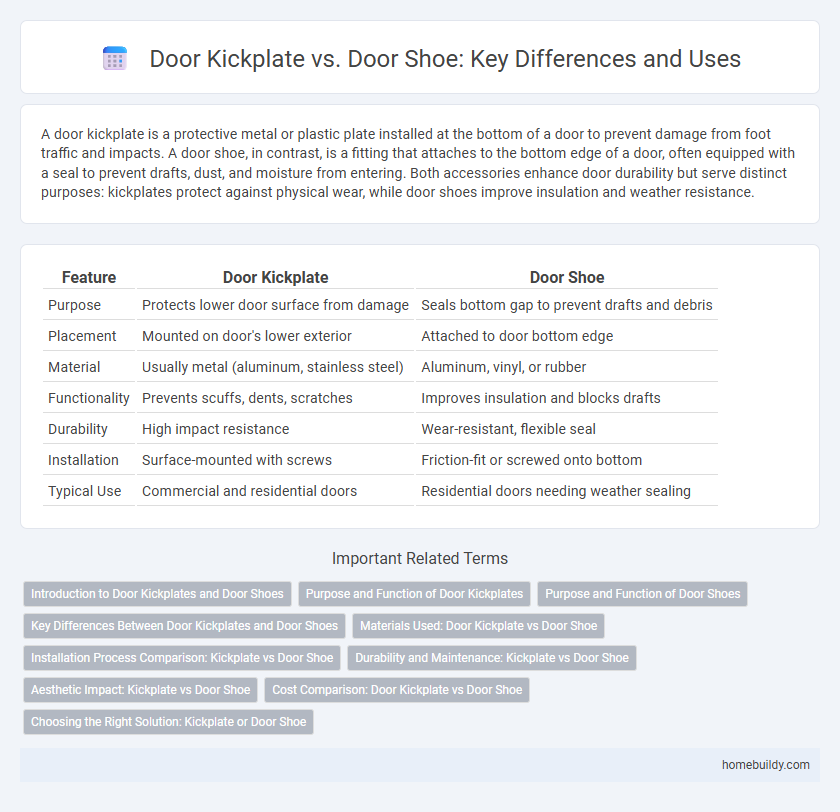 Door Kickplate vs. Door Shoe: Key Differences and Uses
