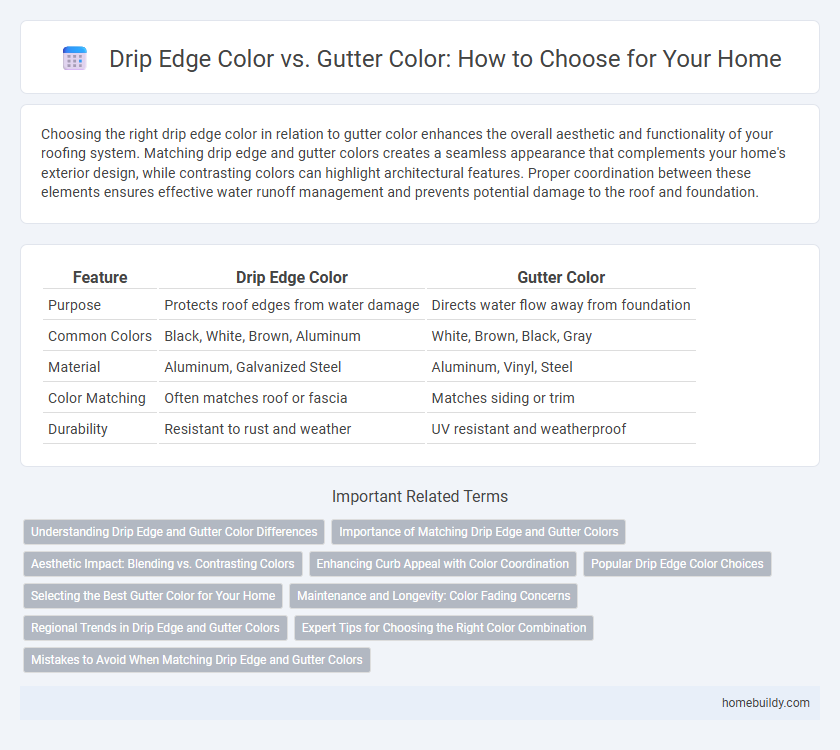 Drip Edge Color vs. Gutter Color: How to Choose for Your Home