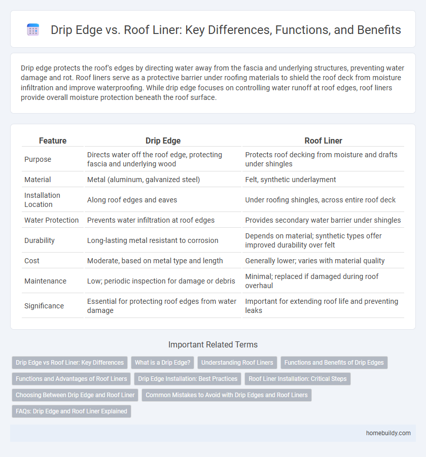 Drip Edge vs. Roof Liner: Key Differences, Functions, and Benefits