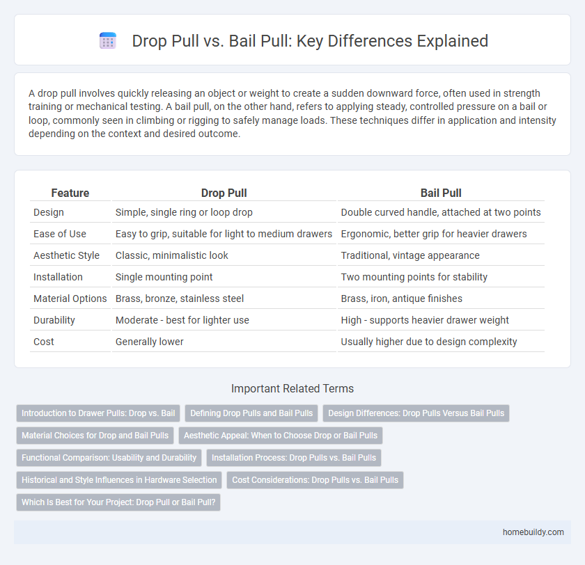 Drop Pull vs. Bail Pull: Key Differences Explained