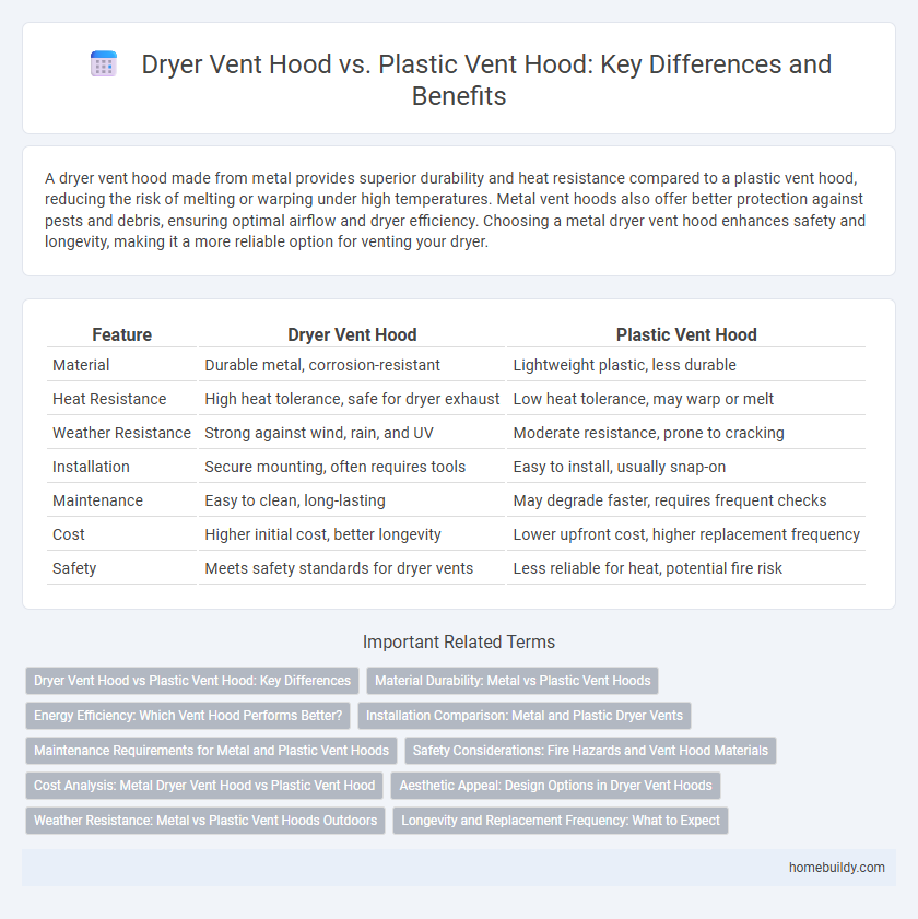 Dryer Vent Hood vs. Plastic Vent Hood: Key Differences and Benefits