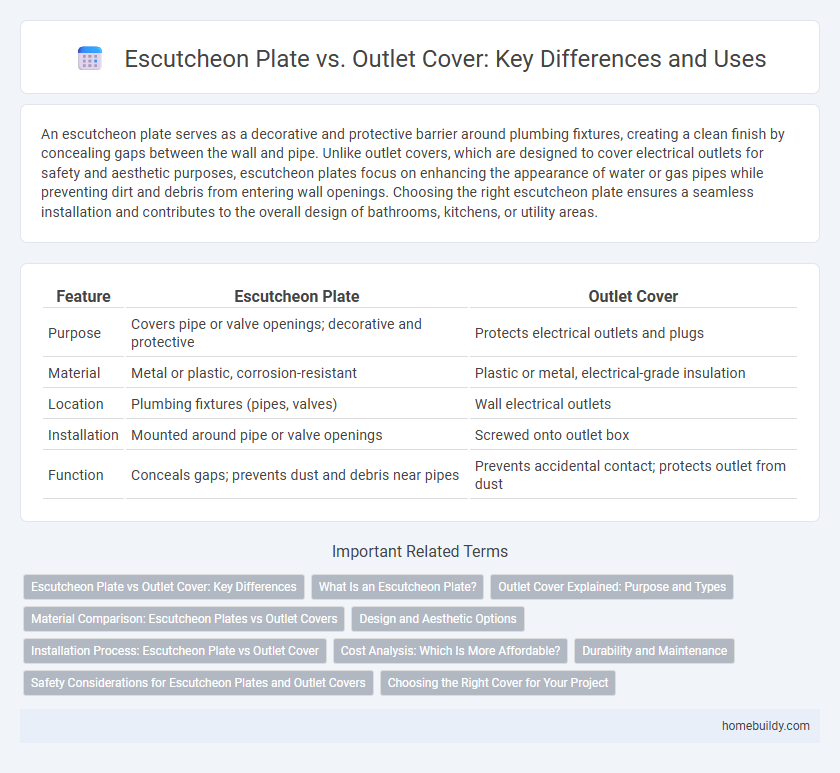 Escutcheon Plate vs. Outlet Cover: Key Differences and Uses