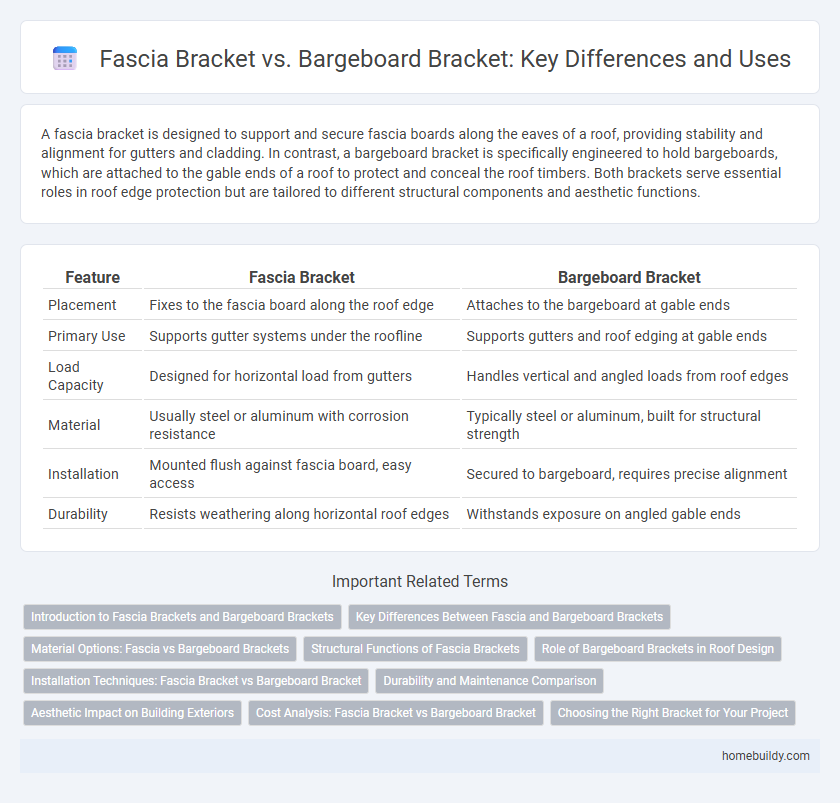 Fascia Bracket vs. Bargeboard Bracket: Key Differences and Uses