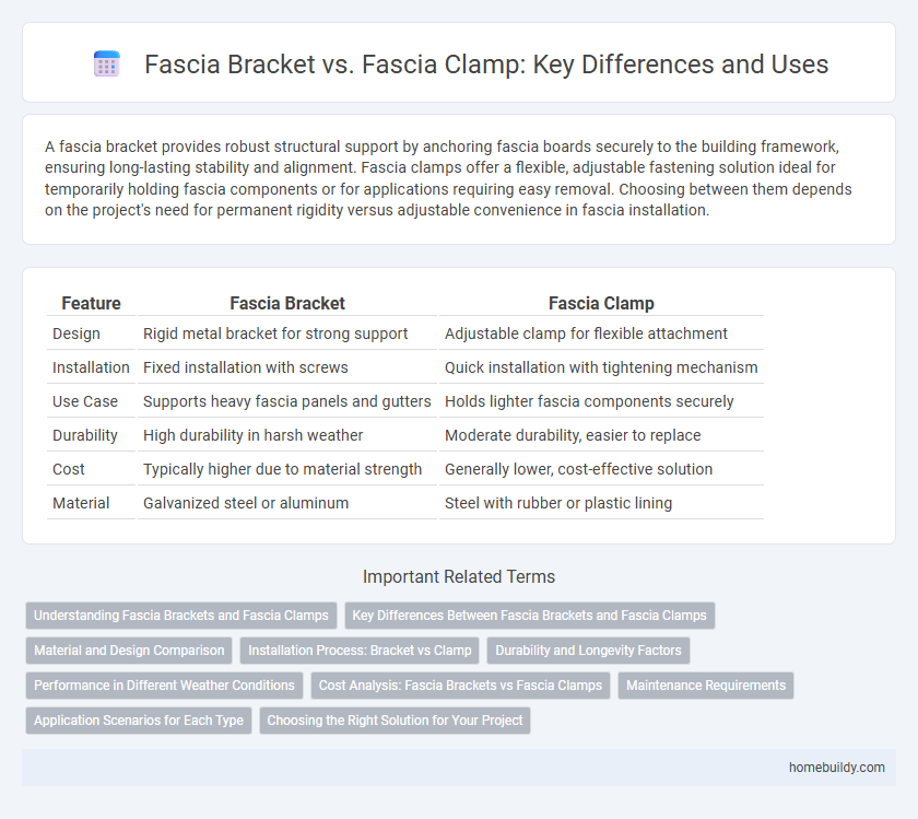Fascia Bracket vs. Fascia Clamp: Key Differences and Uses
