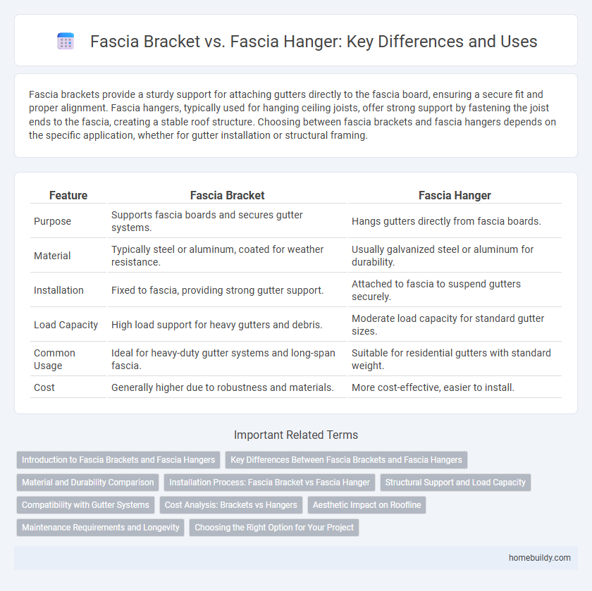 Fascia Bracket vs. Fascia Hanger: Key Differences and Uses