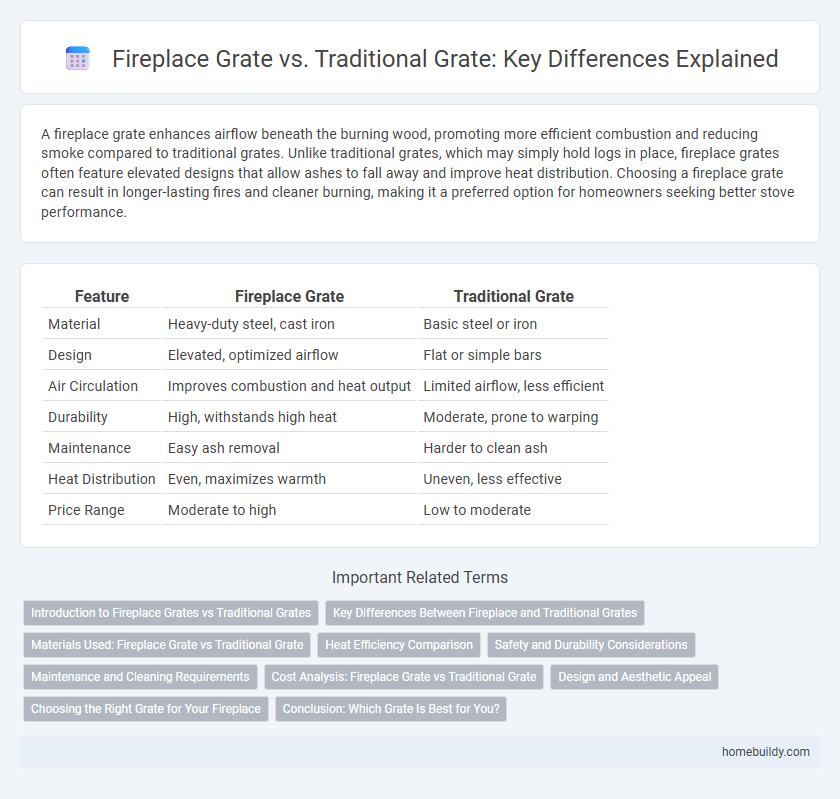 Fireplace Grate vs. Traditional Grate: Key Differences Explained