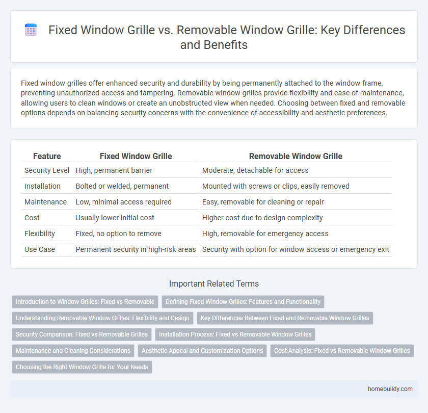 Fixed Window Grille vs. Removable Window Grille: Key Differences and Benefits