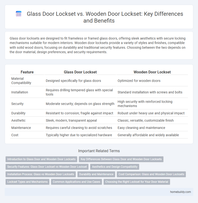 Glass Door Lockset vs. Wooden Door Lockset: Key Differences and Benefits