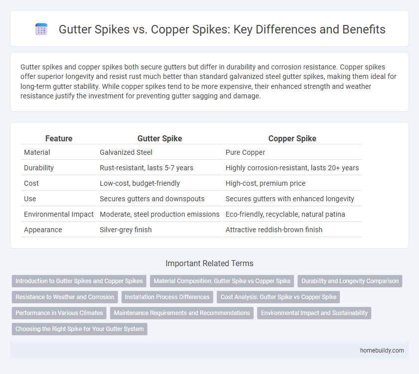 Gutter Spikes vs. Copper Spikes: Key Differences and Benefits