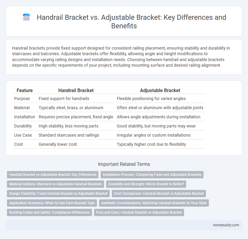 Handrail Bracket vs. Adjustable Bracket: Key Differences and Benefits