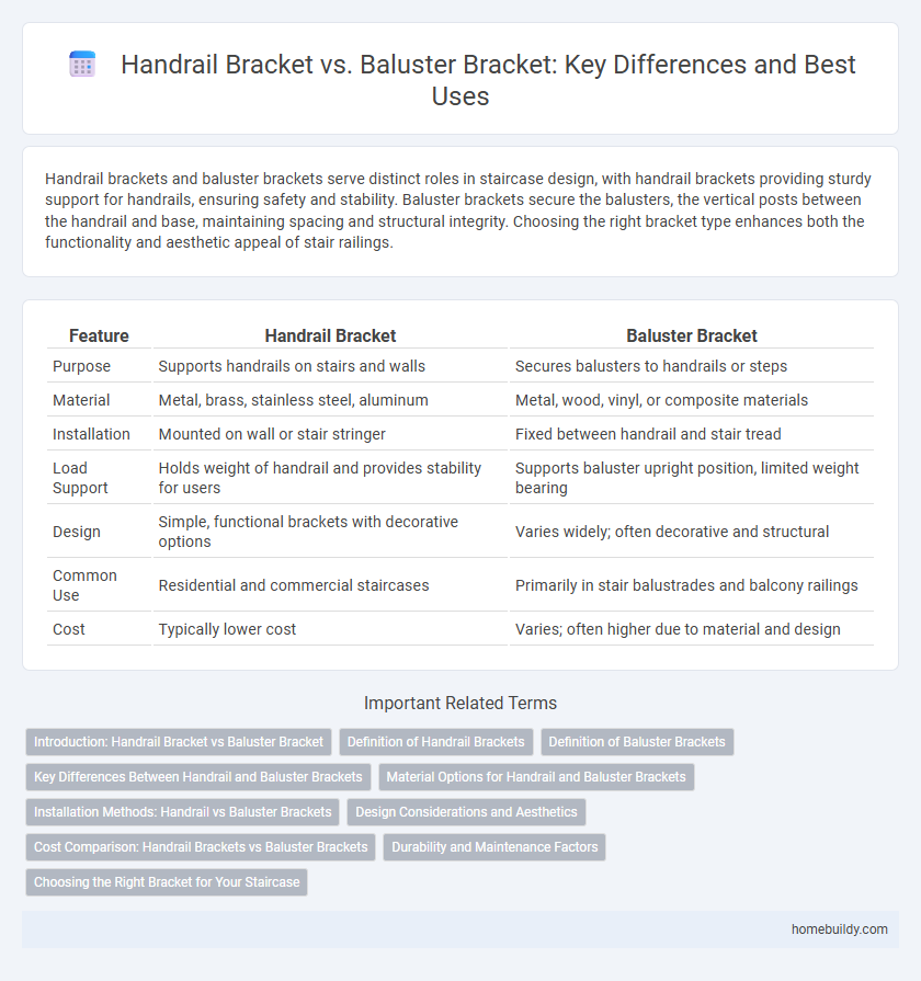 Handrail Bracket vs. Baluster Bracket: Key Differences and Best Uses