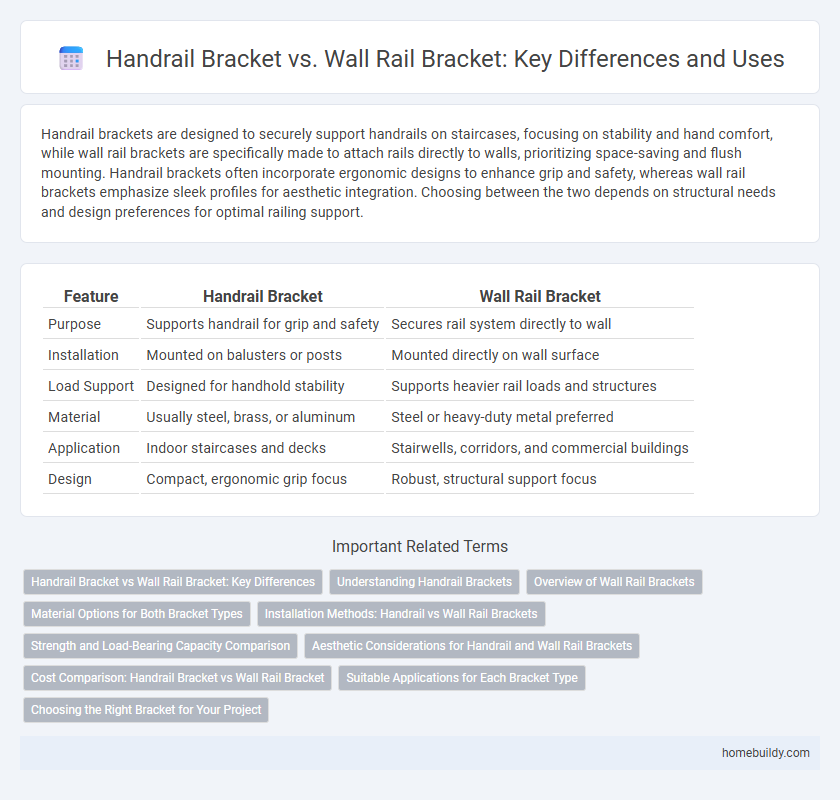 Handrail Bracket vs. Wall Rail Bracket: Key Differences and Uses