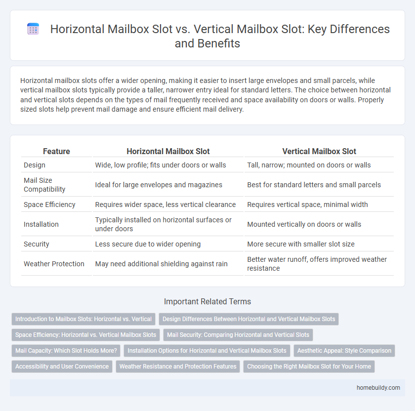 Horizontal Mailbox Slot vs. Vertical Mailbox Slot: Key Differences and Benefits