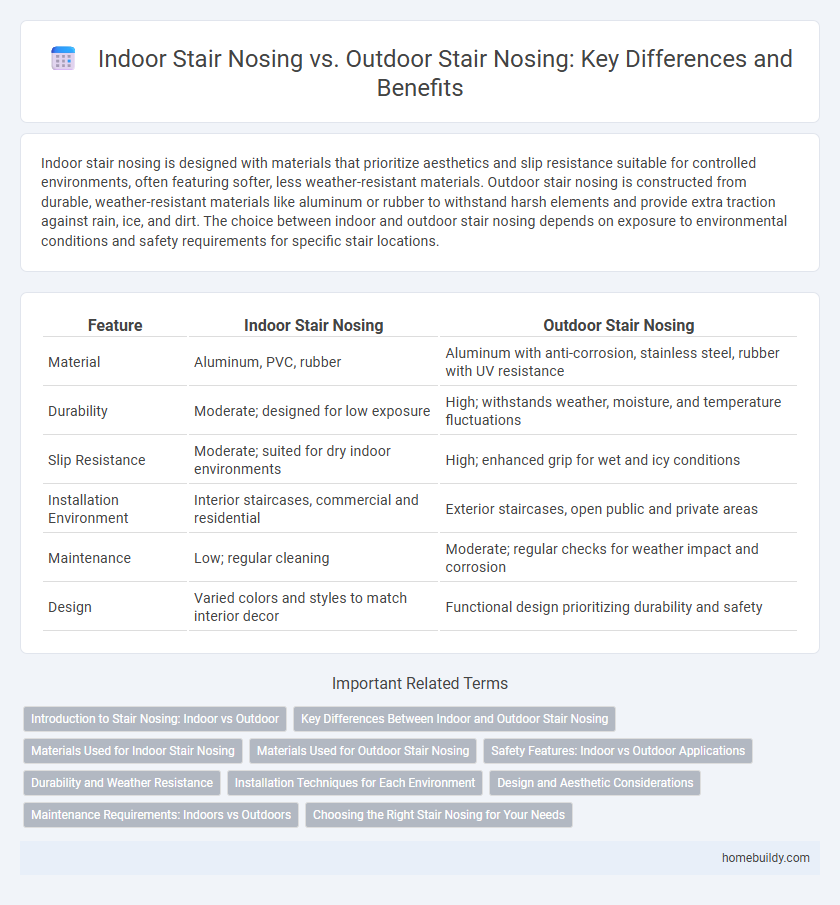 Indoor Stair Nosing vs. Outdoor Stair Nosing: Key Differences and Benefits