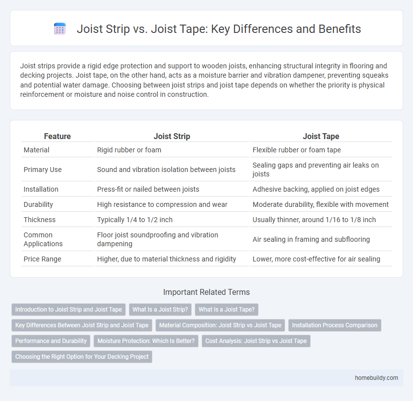 Joist Strip vs. Joist Tape: Key Differences and Benefits