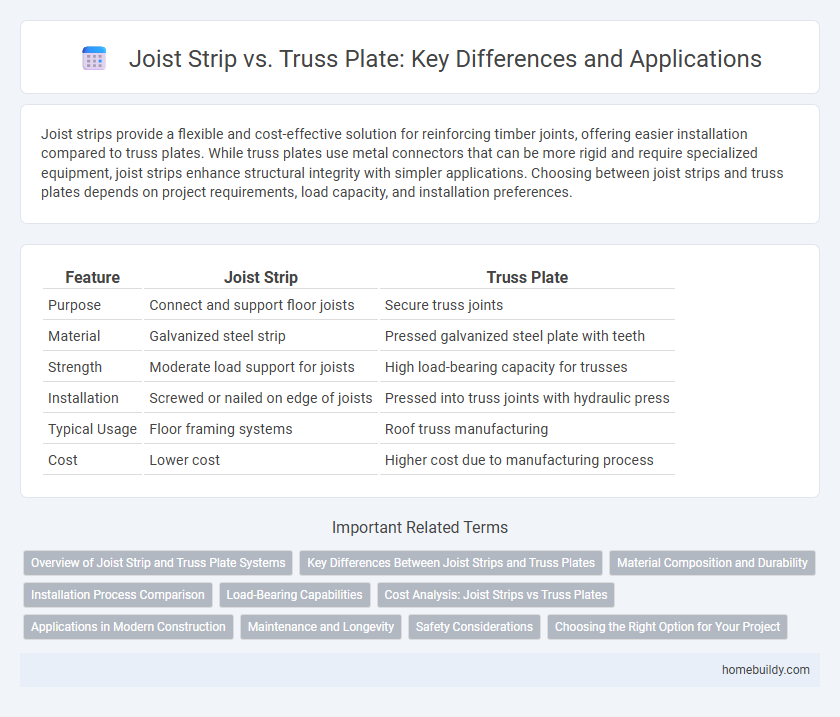 Joist Strip vs. Truss Plate: Key Differences and Applications