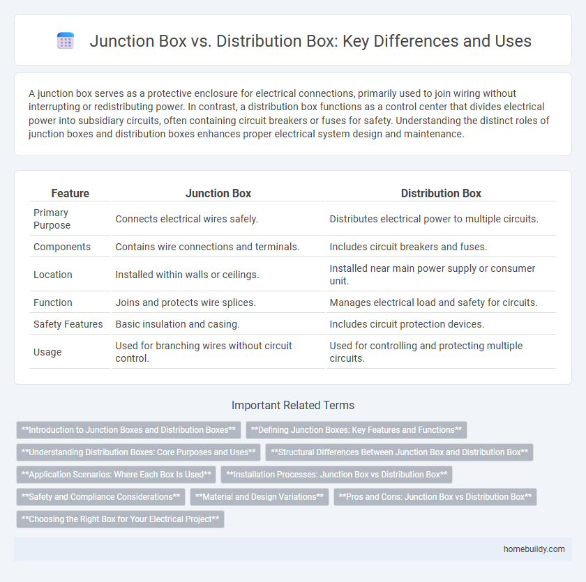 Junction Box vs. Distribution Box: Key Differences and Uses