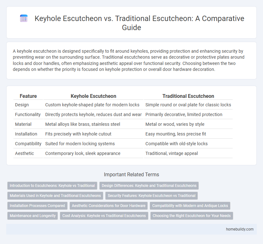 Keyhole Escutcheon vs. Traditional Escutcheon: A Comparative Guide