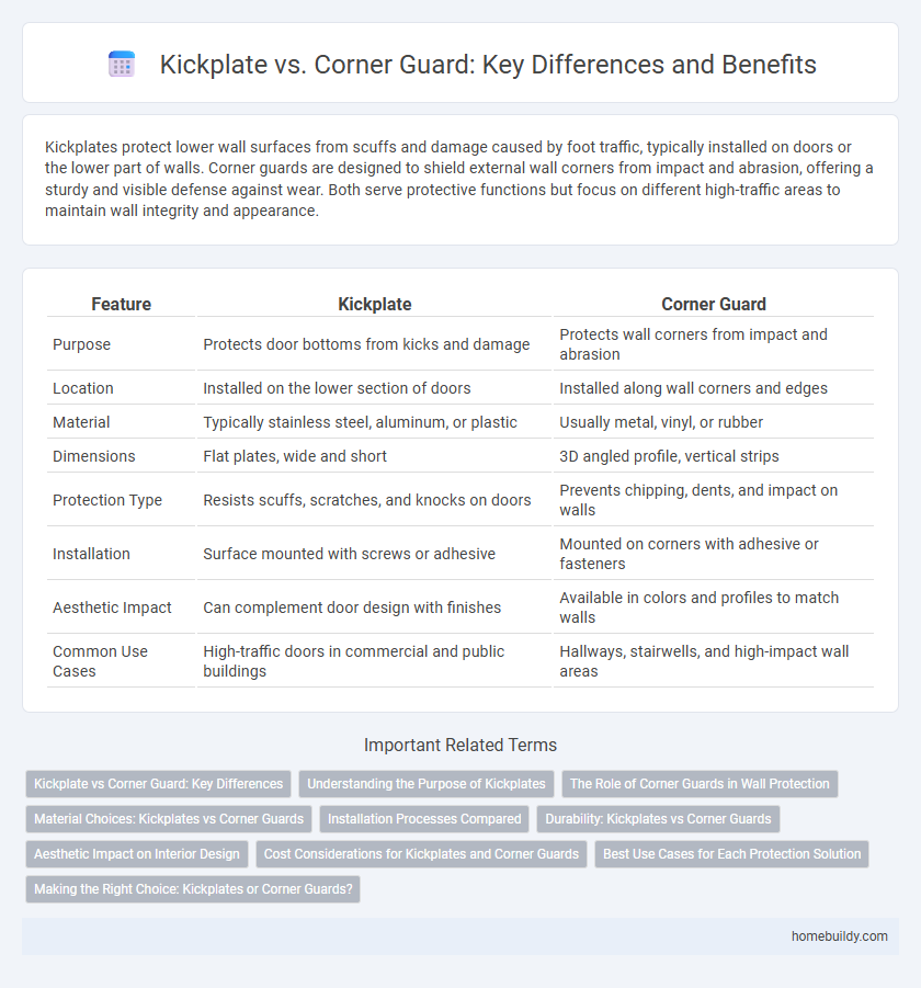 Kickplate vs. Corner Guard: Key Differences and Benefits