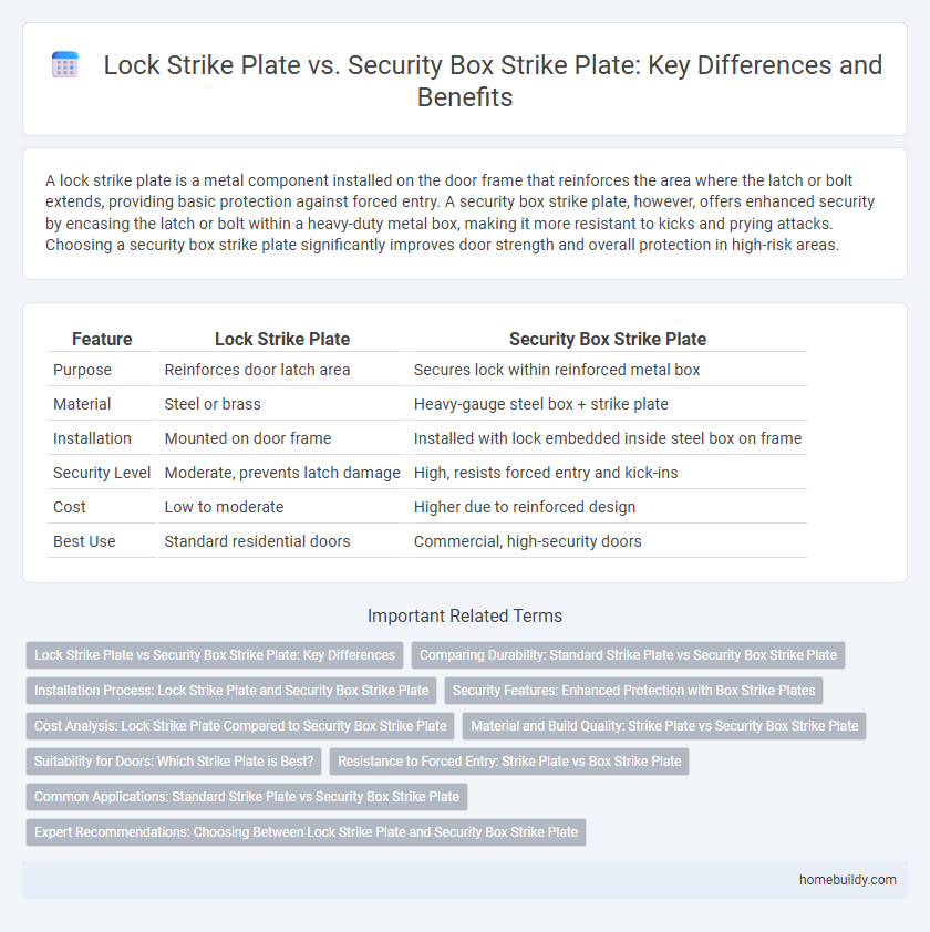 Lock Strike Plate vs. Security Box Strike Plate: Key Differences and Benefits