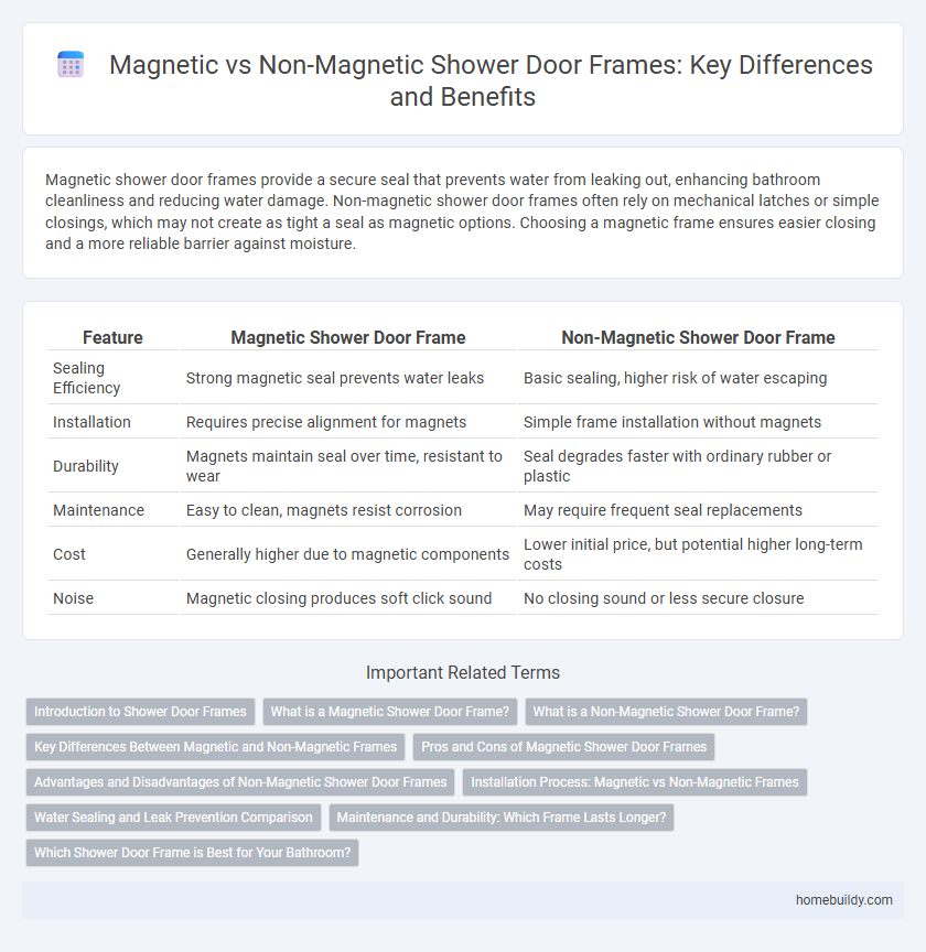 Magnetic vs Non-Magnetic Shower Door Frames: Key Differences and Benefits