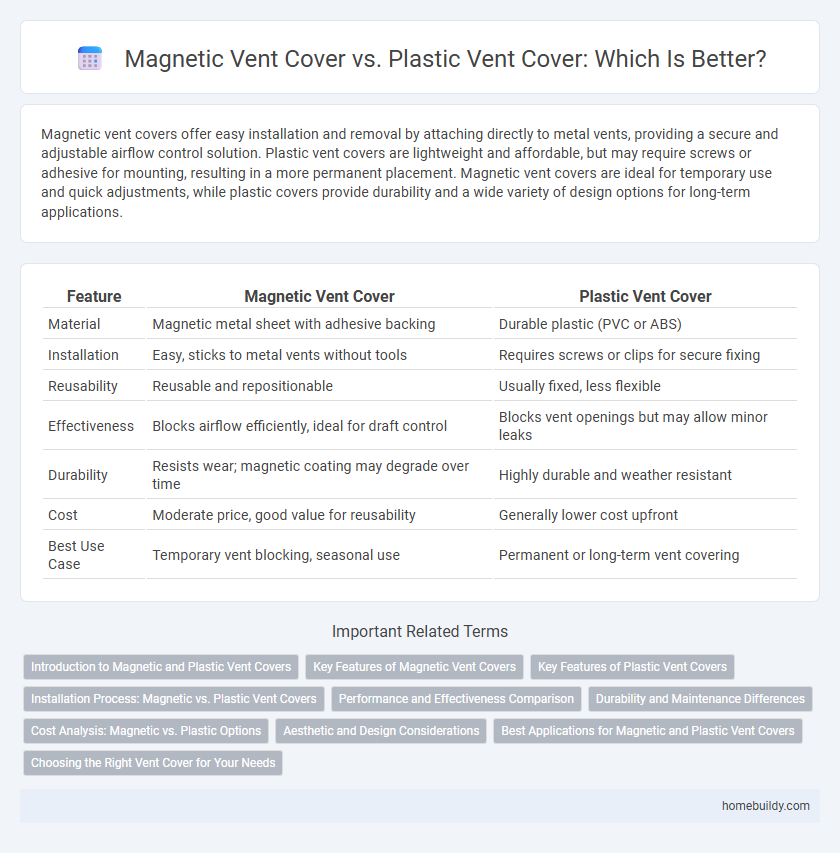 Magnetic Vent Cover vs. Plastic Vent Cover: Which Is Better?