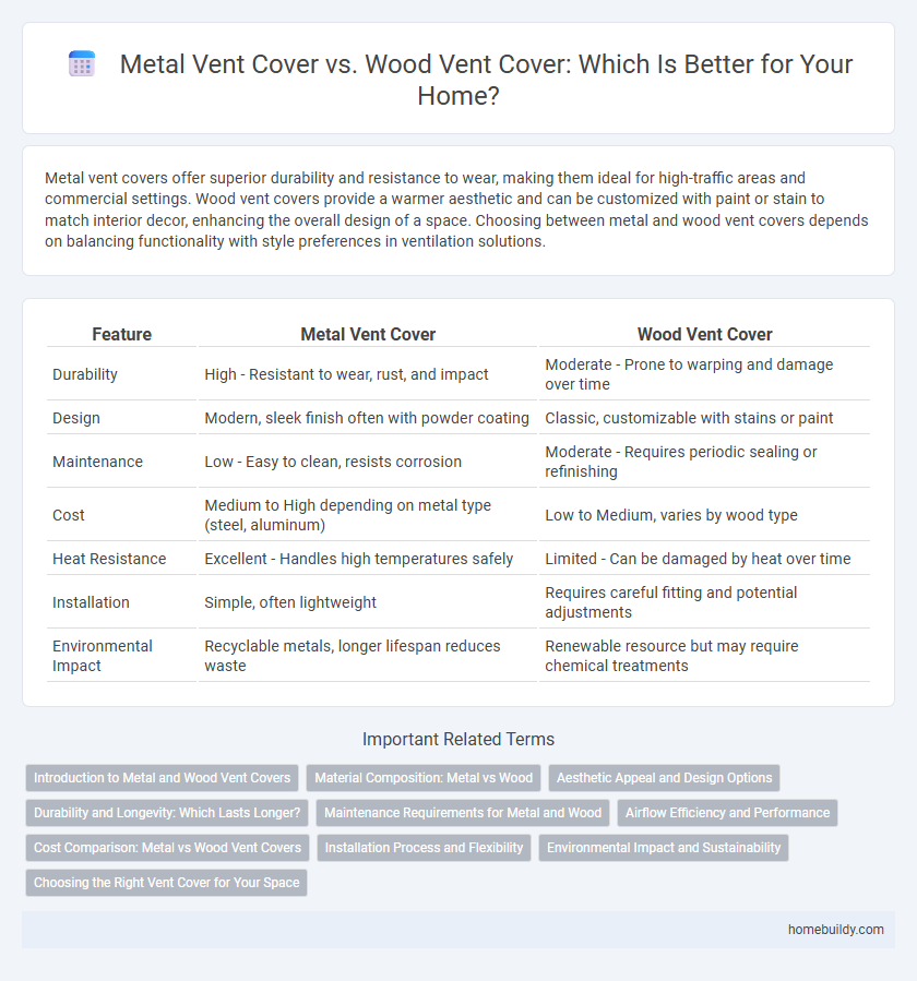 Metal Vent Cover vs. Wood Vent Cover: Which Is Better for Your Home?