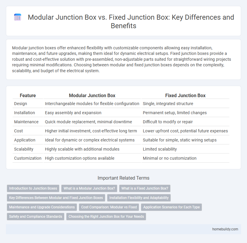 Modular Junction Box vs. Fixed Junction Box: Key Differences and Benefits