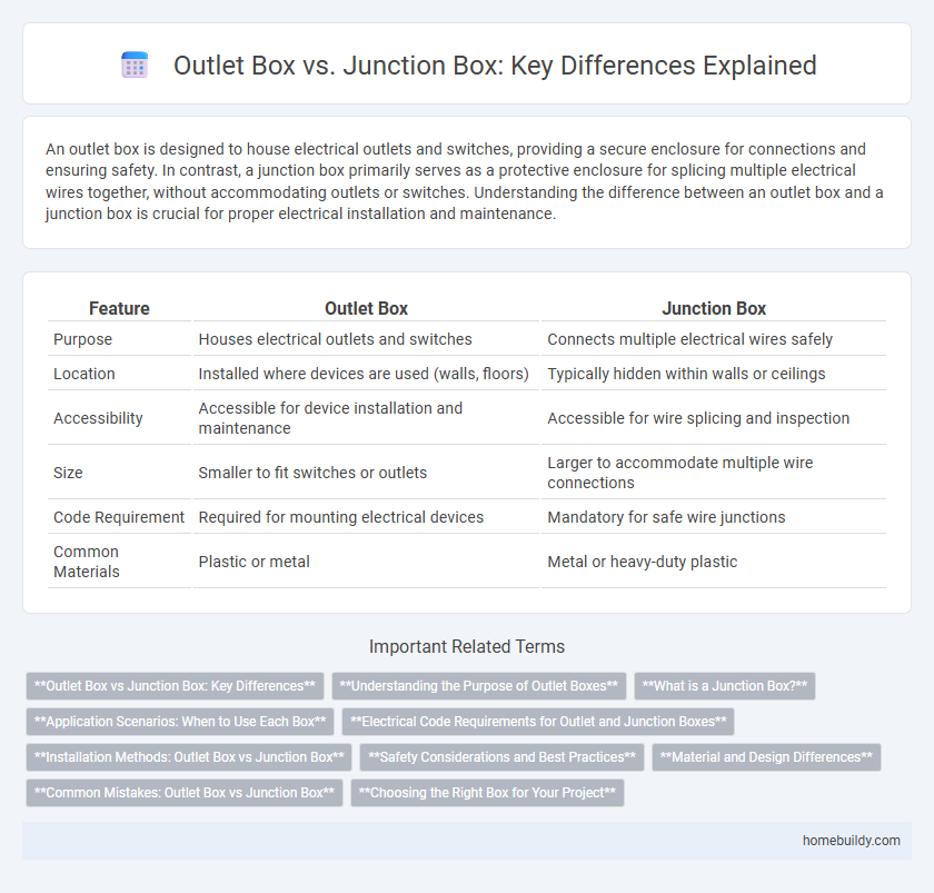 Outlet Box vs. Junction Box: Key Differences Explained