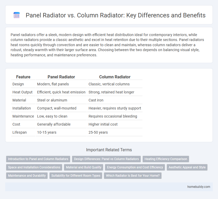 Panel Radiator vs. Column Radiator: Key Differences and Benefits