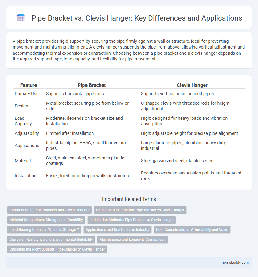 Pipe Bracket vs. Clevis Hanger: Key Differences and Applications